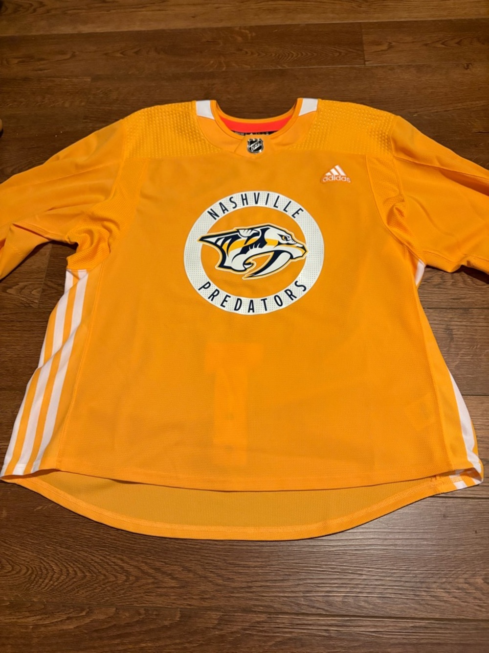 Adidas Nashville Predators Authentic Practice Jersey Yellow/Gold